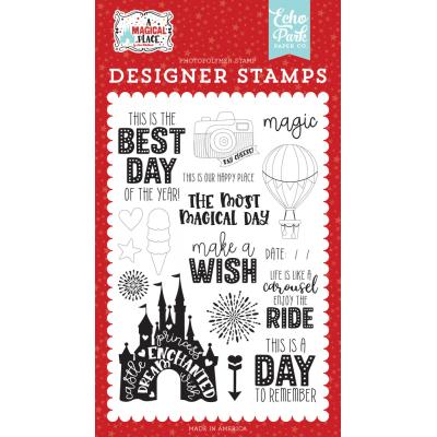 Echo Park A Magical Place Clear Stamps - Our Happy Place